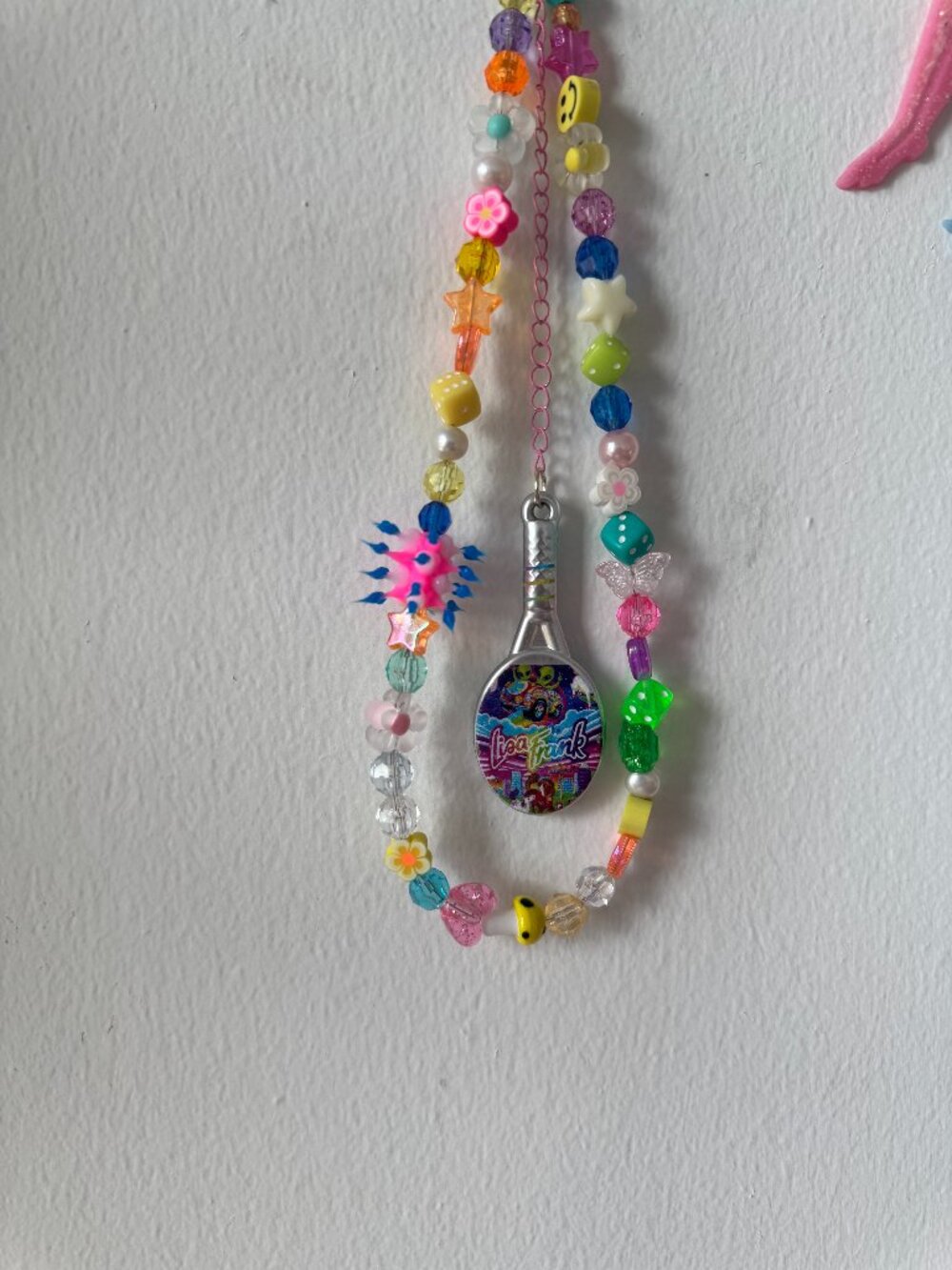 LISA FRANK TENNIS BAG CHARM